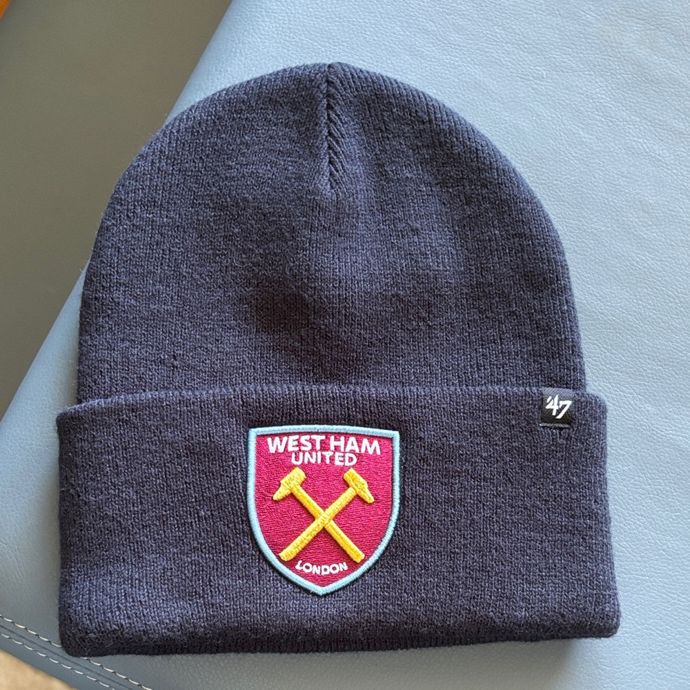 47 Brand West Ham United Dark Blue Beanie